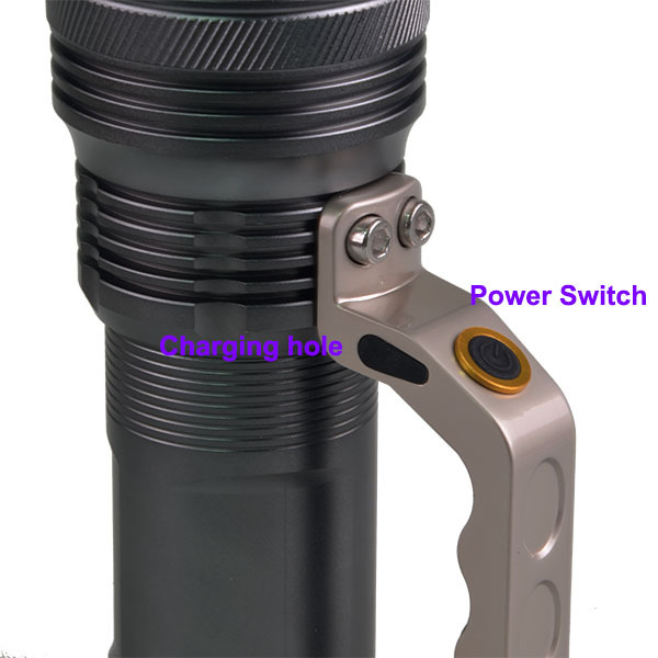 Super High Lumen Strong Flash lights T6 LED Tactical Portable LED Flashlight