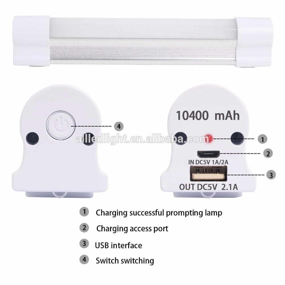 Free Ship G100 LED Emergency Light Camping Light With Weak/Medium/Strong/Flash/SOS