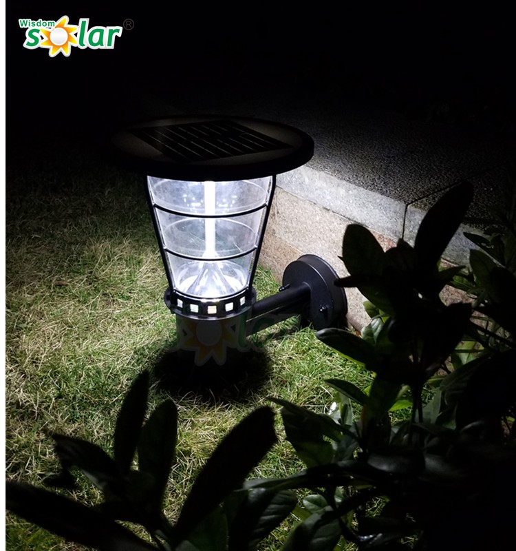 High brightness new style hot selling CE 2 warranty solar decking lighting wall mount solar lights (JR-2602W solar wall light)