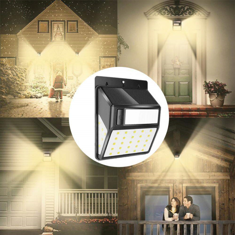 Best price Goldmore solar motion sensor light outdoor,Wireless 35 LED Three-sided Motion Sensor Light for Patio, Deck, Yard