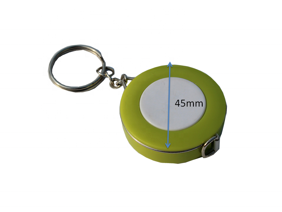 1.5m retractable tape measure keychain mini tape measure promotional