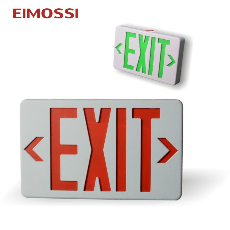 3w Red/Green color double sided led exit sign