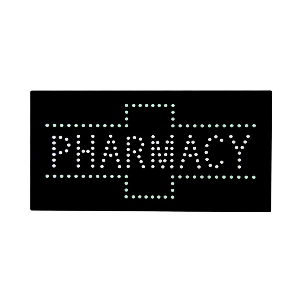 12*24''LED Open Sign for Business Displays with Remoter Control | Lighted Signs for  Pharmacy Shop