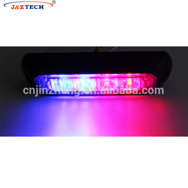 4 LEDs red blue surface mount strobe lights led warning grille led lighthead