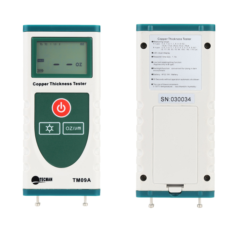 High Precision Digital Copper Foil Thickness Tester Meter for Copper Foil Gauge for PCB Copper-clad Plates LCD Backlight