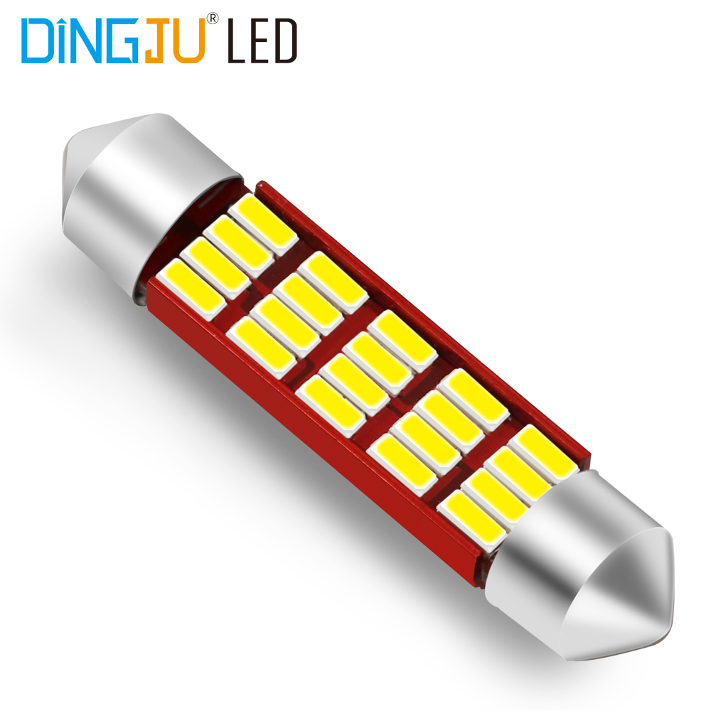 Wholesale Festoon 4014 12smd  Led Canbus 31mm 36mm 39mm 41mm  Auto C5w Reading Light Licence Plate 12v  Flat Cable At The Price