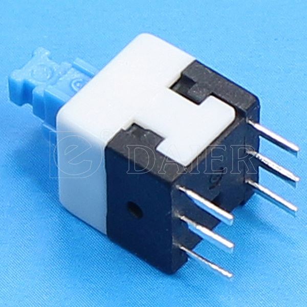 8x8mm Lock 6 Pin PCB Push Button Switch