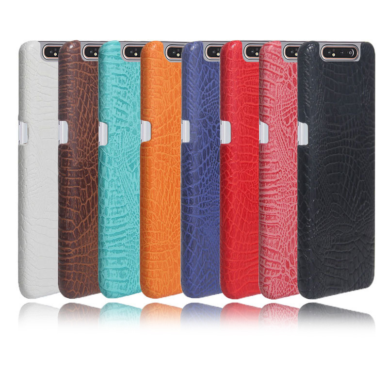 Cell phone cover case For Samsung Galaxy A80 A60 A70 A90 A50 A40 A30 A10 Leather + PC Hard Case Mix Colors In stock