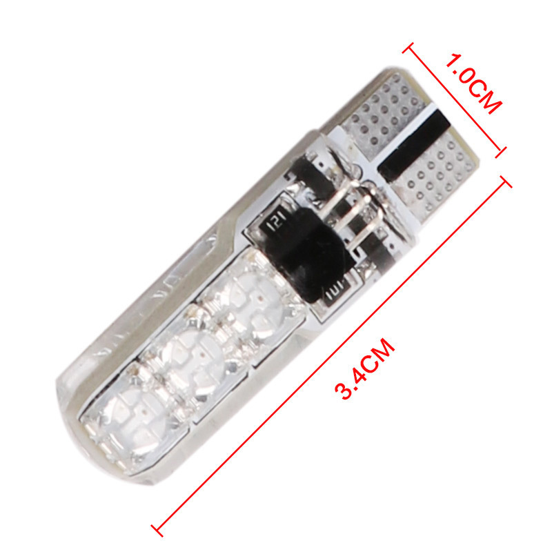 T10 W5W LED Car Lights LED Bulbs RGB With Remote Control 194 168 501 Strobe Led Lamp Reading Lights