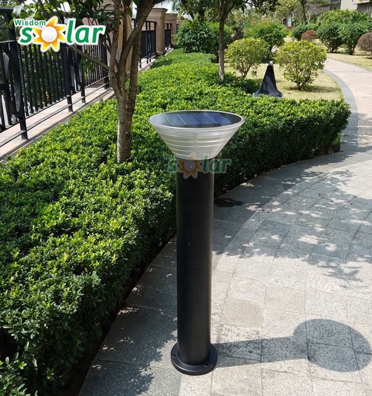 Wisdomsolar lighting CE outdoor solar light gazebo for garden China lighting