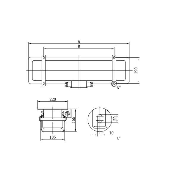 TCY10-2GL 10W  marine LED fluorescent pendant light