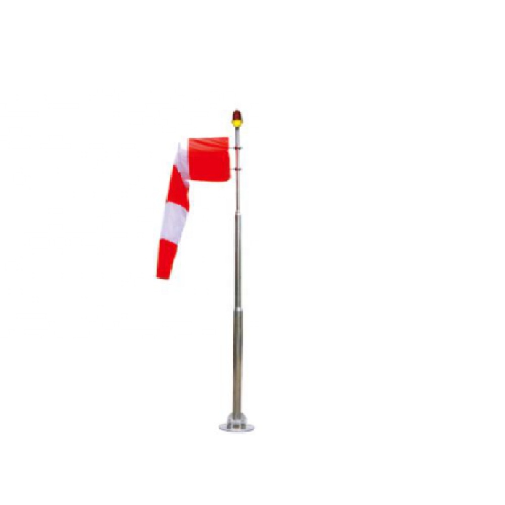 JV-HP-W Helipad windsock red and white nylon civil airport windsock light