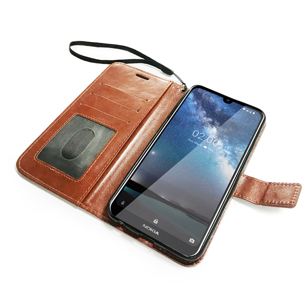 Cell phone case Book Wallet Flip leather Case for Nokia 2.2 PU cover Pouch