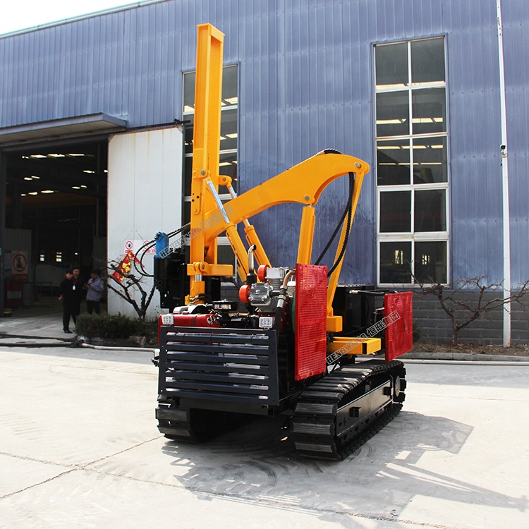 Factory Direct Professional Crawler Guardrail Post Pile Driver