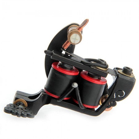 Tattoo Machine Gun for Shader Liner 10 Wrap Coils Body Art Professional New
