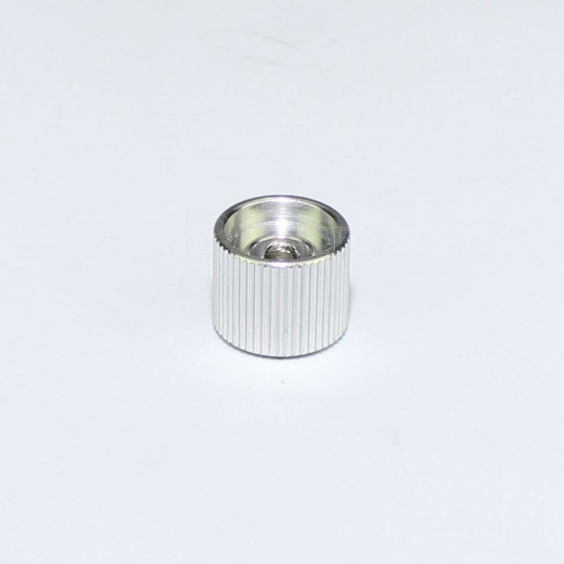 15MMX12.5MM 0.25 Inch Silver Rotary Control Electronic Aluminum Knob