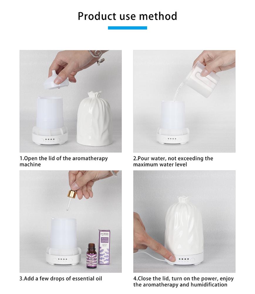 Diffuser Electric Ceramic Aroma Humidifier Aromatherapy Diffuser Ceramic