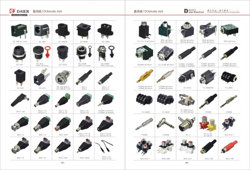 Male 2.1x5.5mm DC Power Cable Jack Adapter Connector Plug Led Strip CCTV Camera Use 12V DC Connector