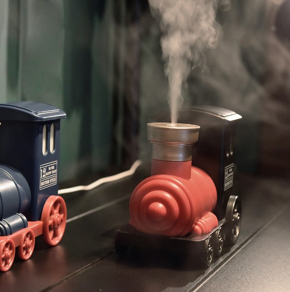 Amazon Ebay Hot Sale 90ml  Mini Train Humidifier USB Desktop Atomizer New Unique Creative Aroma Diffuser