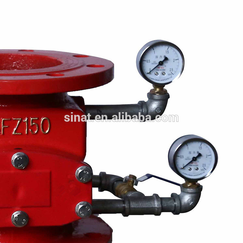 ZSFZ100 4 wet fire water alarm valve for fire fighting