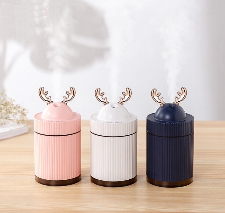 2019 New Product Elk Ears Air Humidifier,260ml Mini Travel Water Humidifier for Aromatherapy