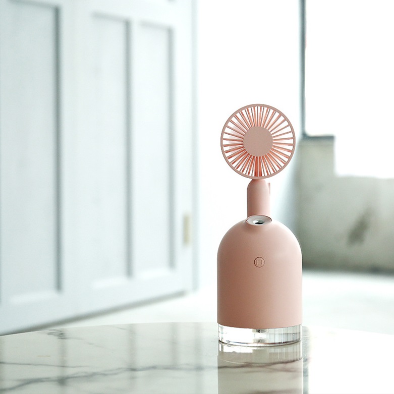 2019 New Arrival Handhold Cool Fan & Humidifier, USB Battery Portable Air Humidifier for Home Office Travel Spa