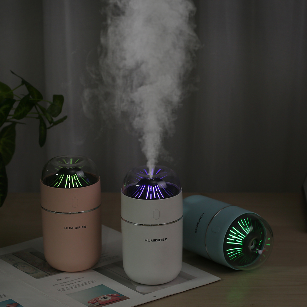 2019 New Arrival 320ml USB Volcano Ultrasonic Aromatherapy Mini Humidifier