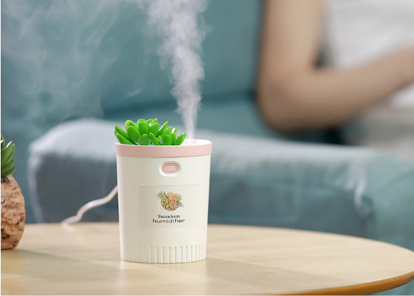 350ml Succulent Ultrasonic Home Aroma Humidifier Fogger Essential Oil Air Diffuser Dropshipping