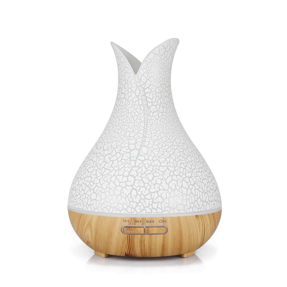 Aromatherapy Essential Oil Diffuser 400ml, Cool Mist Humidifier Ultrasonic Diffuser with 7 Color LED Lights & 4 Timers