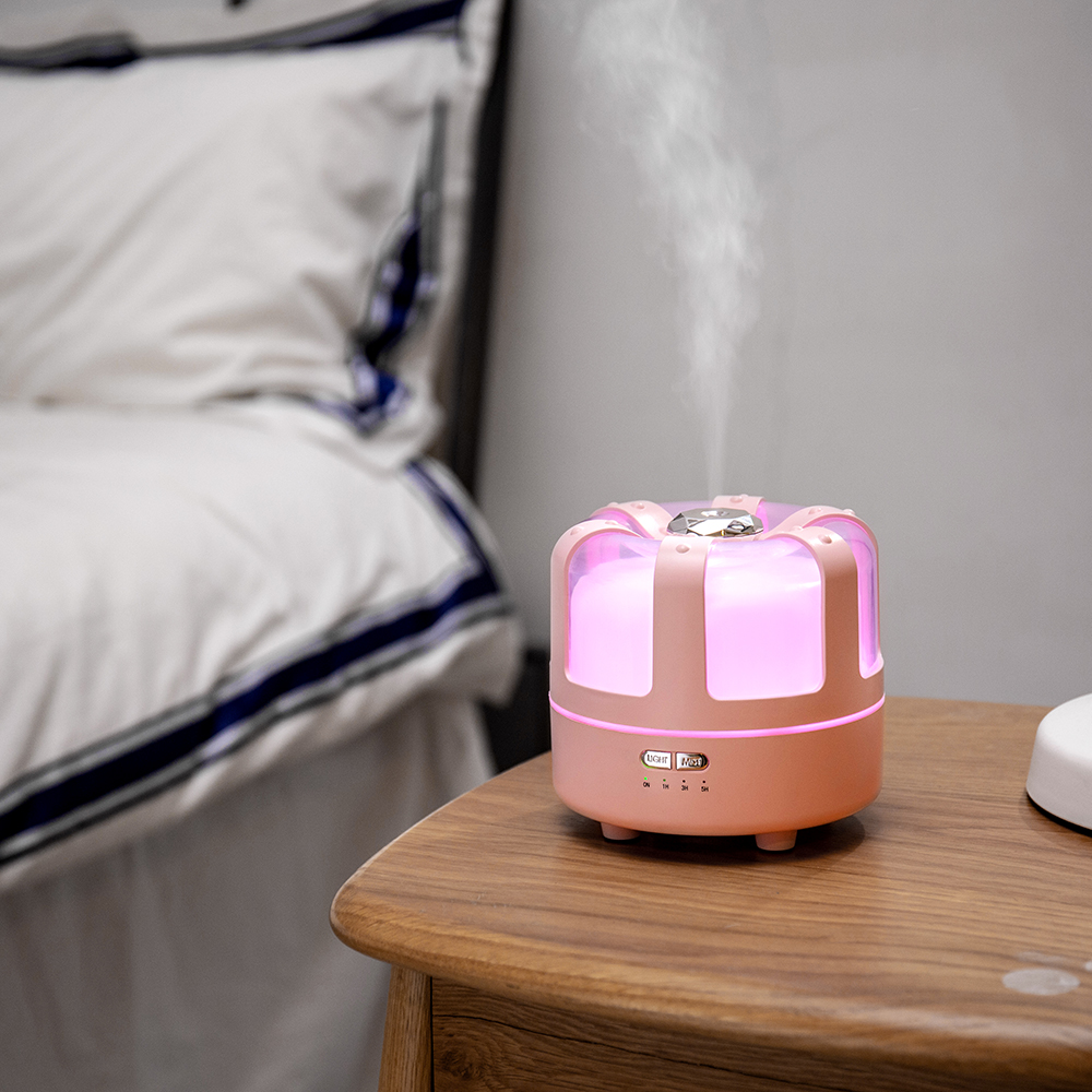 135ml Crown Essential Oil Diffuser, 7-Color LED Light Humidifier