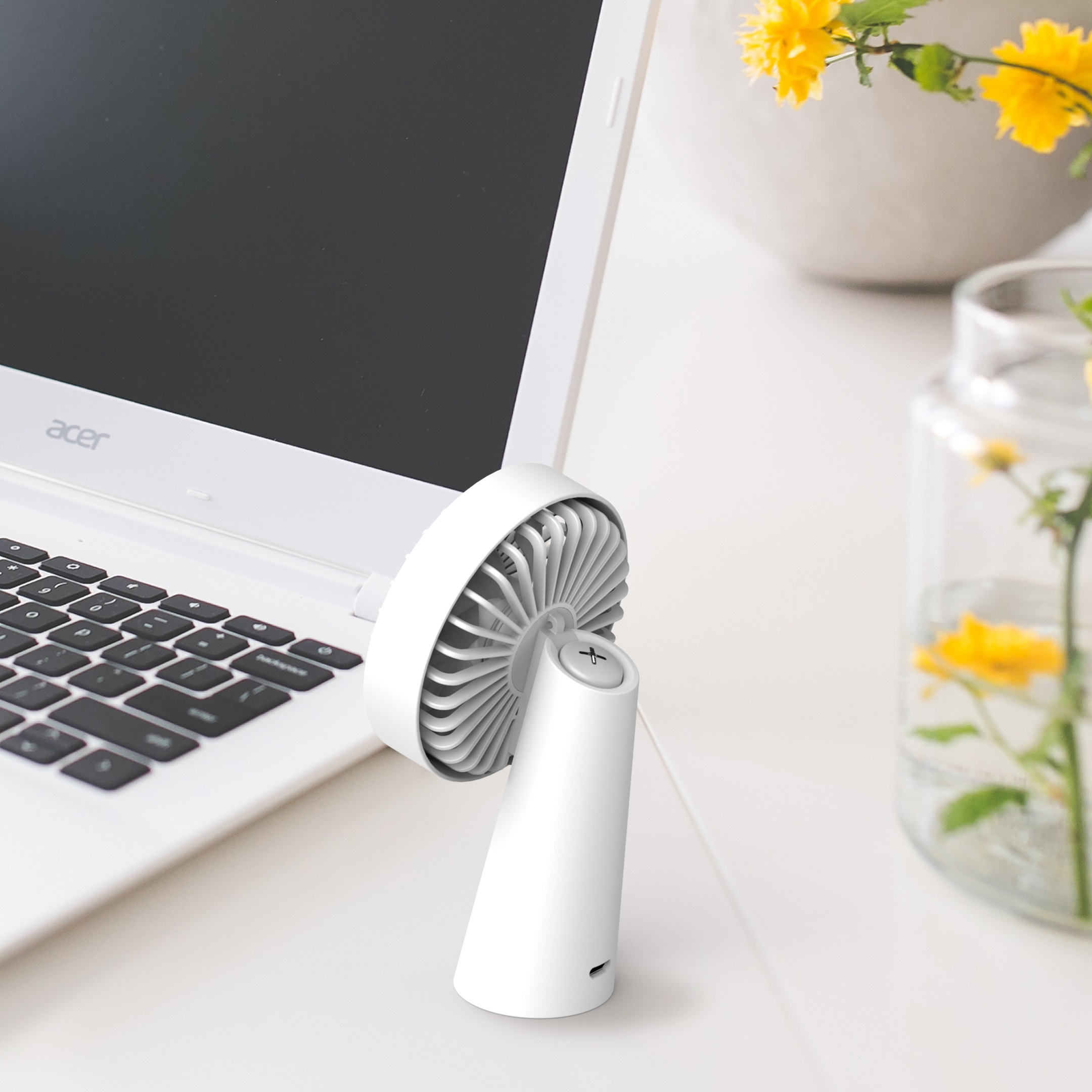 Mini Handheld Fan, USB Desk Fan &Small Personal Portable Stroller Table Fan with USB Rechargeable Battery Operated Fans