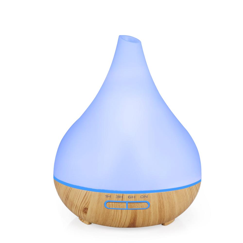 400ml White color Elegant Diffuser with Led Table Light, Big Innovative Ultrasonic Cool Mist Humidifier