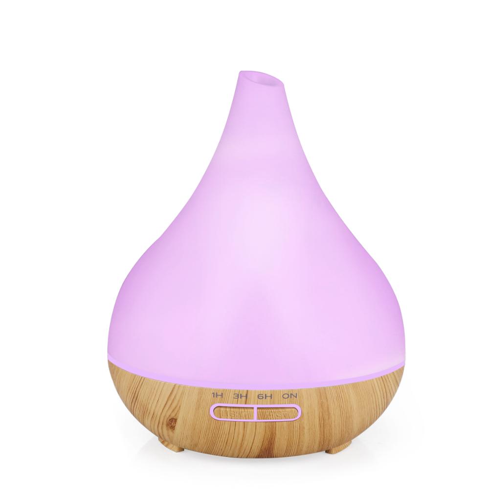 Aromatherapy Essential Oil Diffuser , 400ml Ultrasonic Cool Mist Aroma Humidifier with 7 Color Changing LED Lights