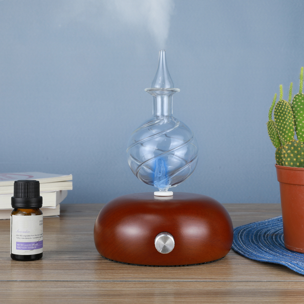 Nebulizing Pure Essential Oil Aromatherapy Diffuser, 7 Colors Adjustable Mist for Premium Home & Professional Use