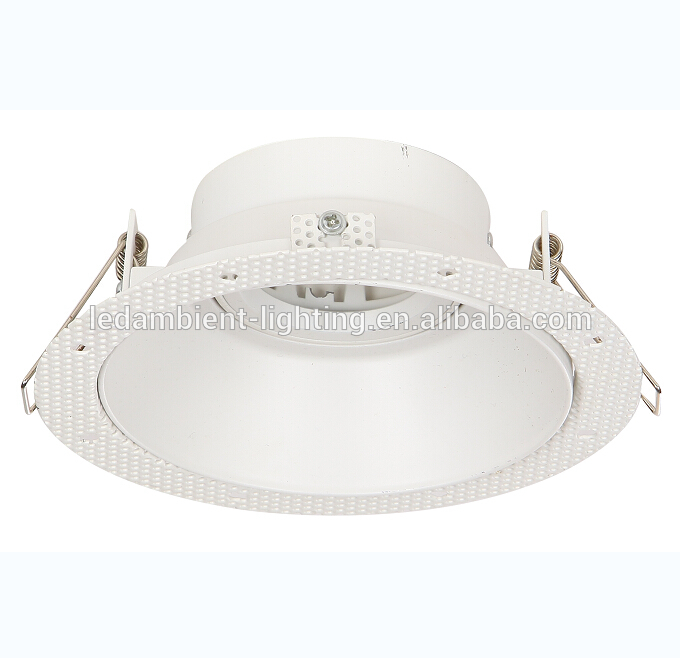 Strong Durable Square or Round Aluminum Housing Case for COB LED Spot Grille Light