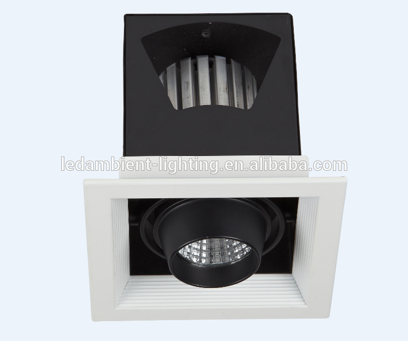 LED COB Grille Spot Light Surface Mounted LED Ceiling Spotlight RA>85