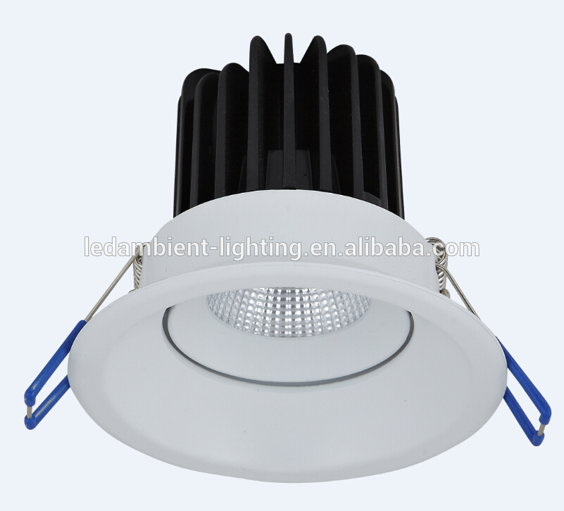 recessed down light 8w Ra>85 3000k COB LED lux with glass cover down light