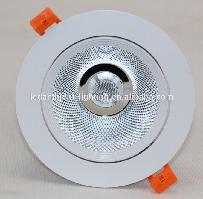 9 watt to 20watt adjustable led cob light 2700k 3000k recessed low price downlight 10 degrees