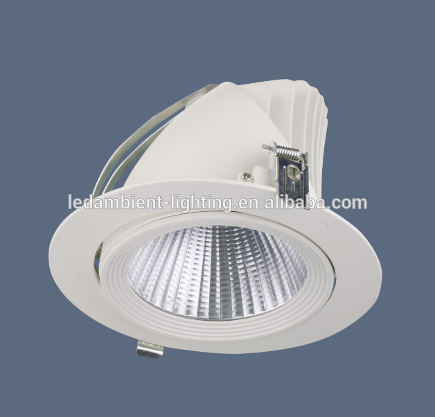 10W 20W 30W 40W 50W led zoom light aluminum alloy rotational led cob zoom downlight 4200K