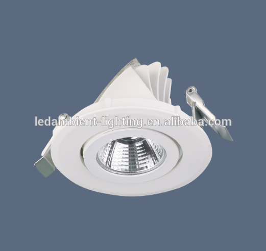 Promotion ! 20 watt led free zoom light matt white fitting color led downlight fixture