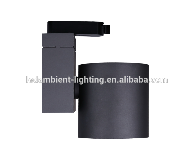 dimmable led track lighting spot aluminum black fitting color zhongshan light