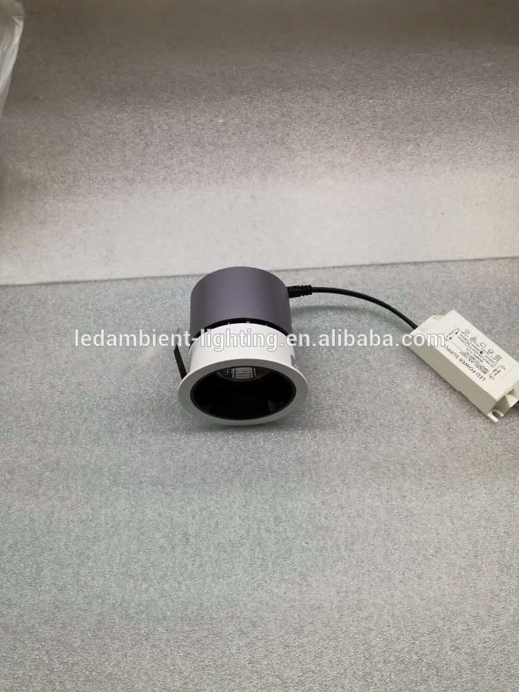 New design LED COB downlight 10watt for hotel wall washer background grey color