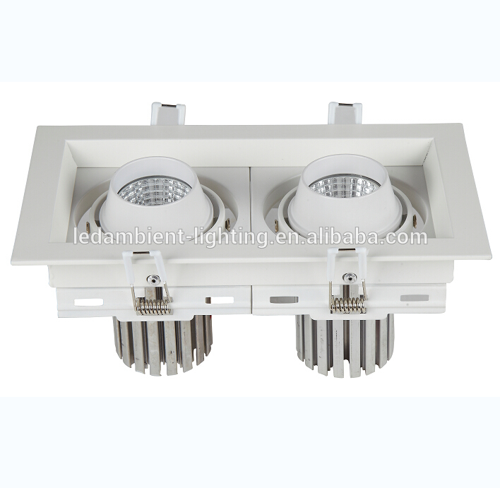 High Performance Luminaire Heat Sink Square LED Ceiling Spot light Downlight