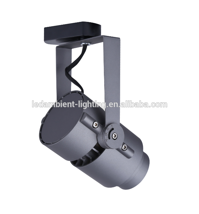 20w led track light gray color fitting for commercial use in showcase cob track light