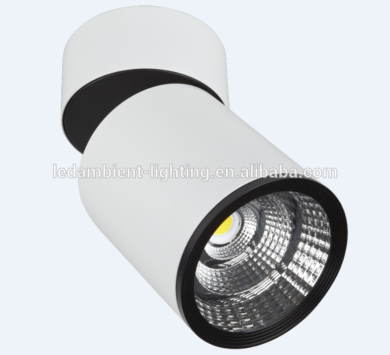 20w surface mounted led column light aluminum housing spotlight