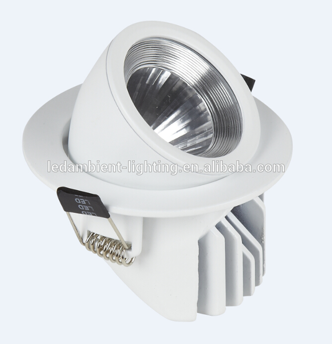 Round Smart LED Lamp Aluminum Ajustable Gimbal LED Light 12W LED the Lamp