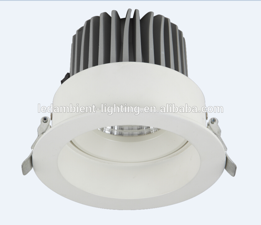 8W LED Spot Light Gray Aluminum Radiator Round Recessed LED Light