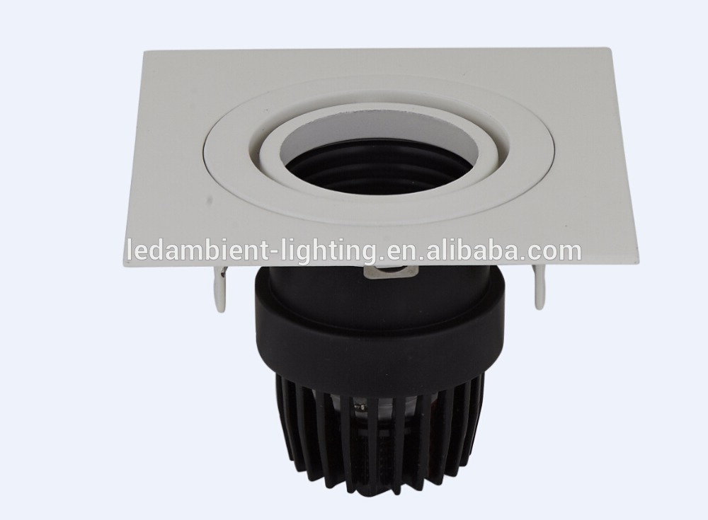 5w led downlight aluminum die casting recessed square led ceiling light