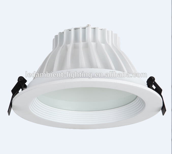 Die cast aluminium COB and SMD LED downlights 230v made in China dimmable optional 10w 20w 30w pmma diffuser cover