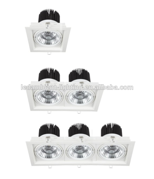 led light aluminum 90w led moving 3 head beam spot head light ceiling spotlight